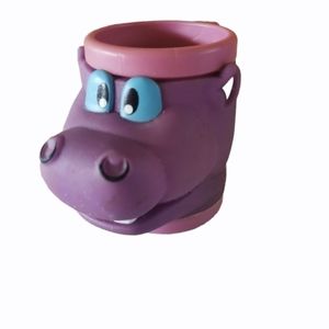 𝅺VINTAGE purple hippo mug